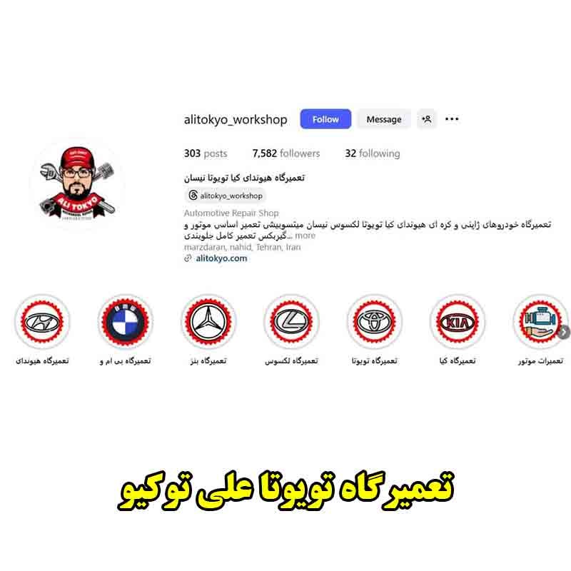 مکانیکی تخصصی علی توکیو