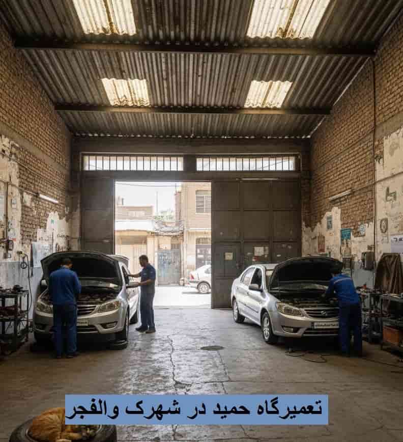 تعمیرگاه حمید در شهرک والفجر