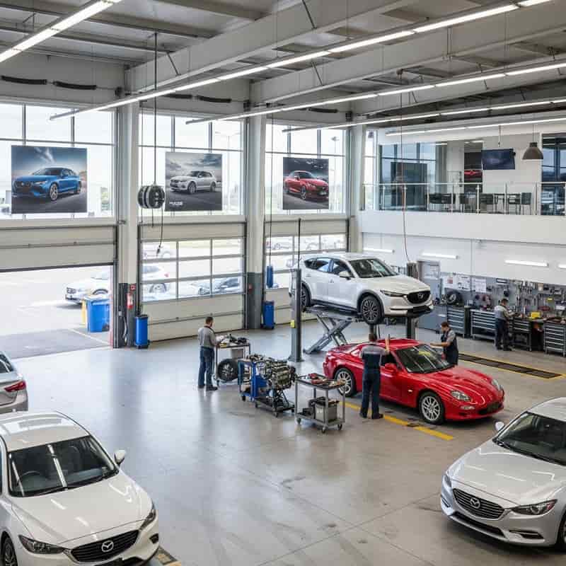 تعمیرگاه مزدا غرب تهران