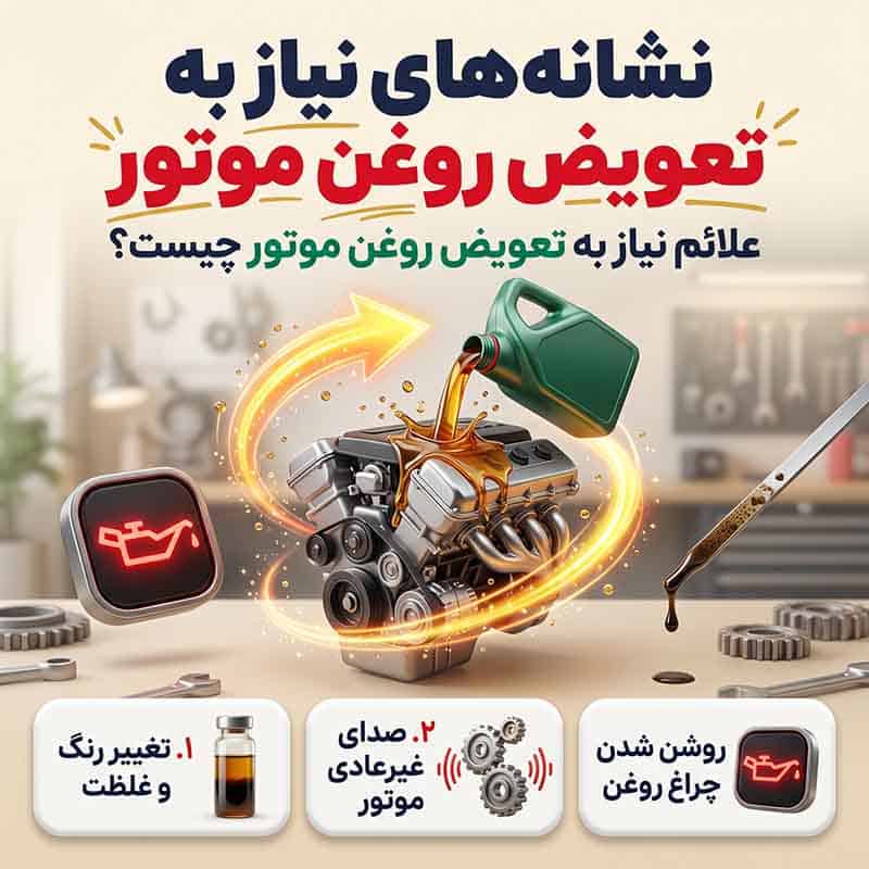 عمر مفید روغن موتور چقدر است؟