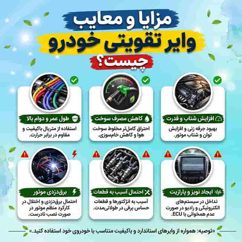 معایب وایر تقویتی در خودرو